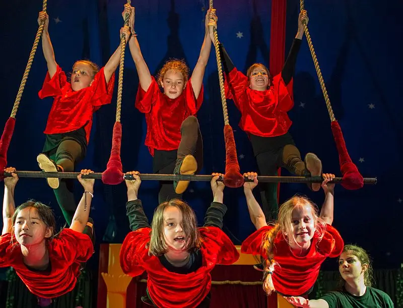 Kinder beim Circussommer