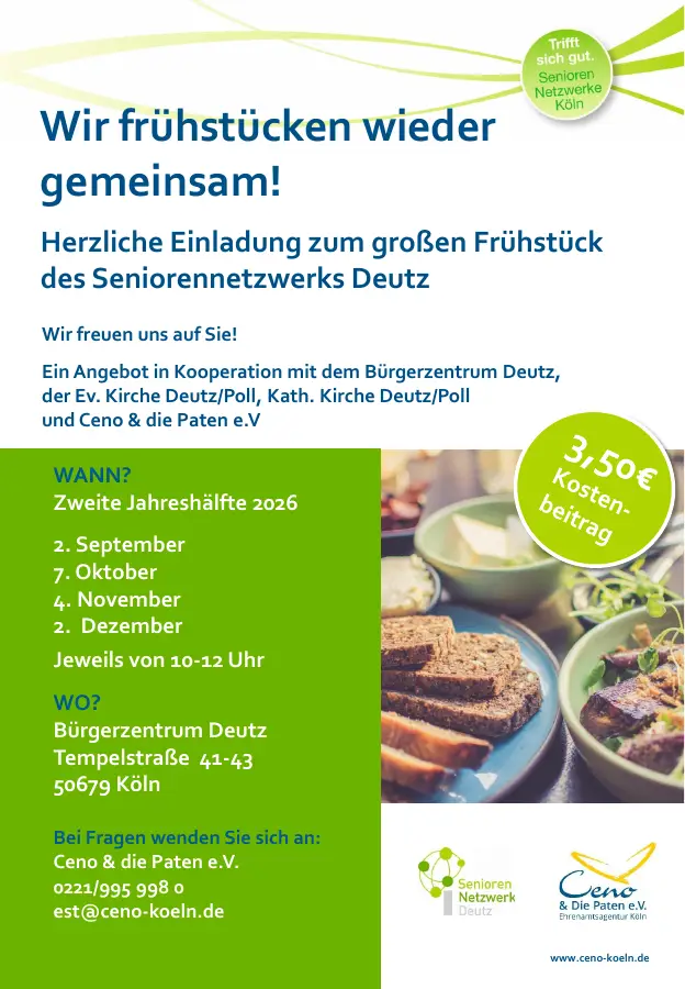 Flyer Seniorenfrühstück
