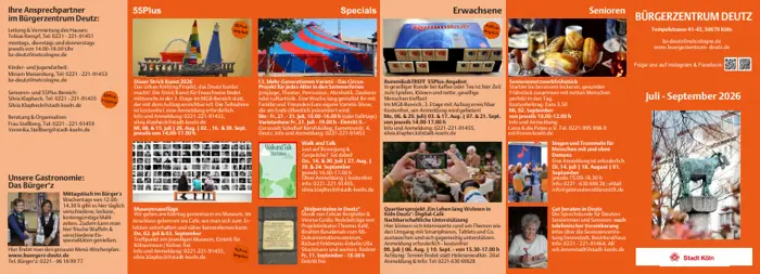 Titelseite Programm-Flyer